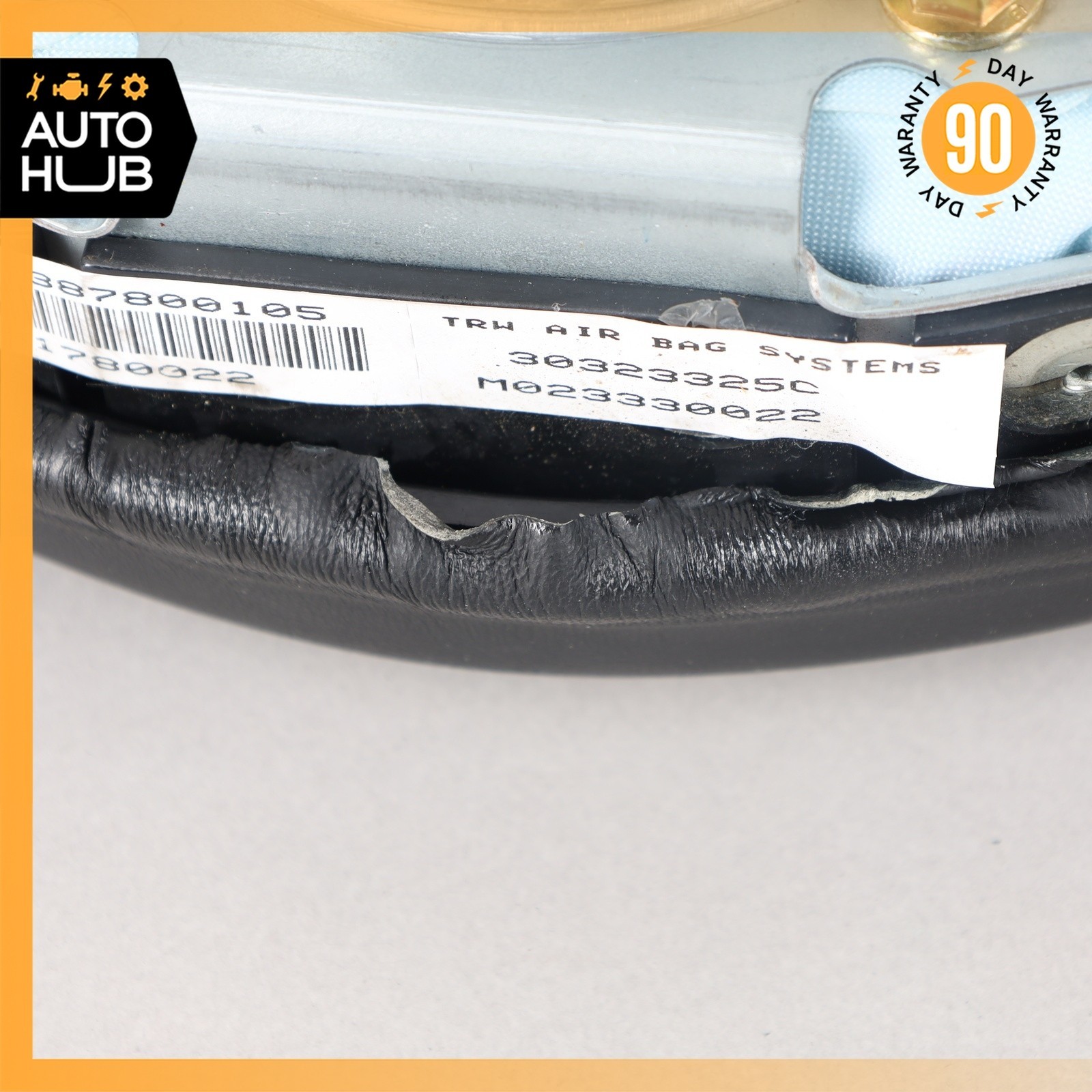 02-07 Maserati M138 4200 Coupe Spyder Steering Wheel Air Bag Airbag Black OEM