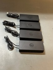 Lot of 4 Dell D6000 Universal Docking Stations USB-C/USB 3.0 Unit only 