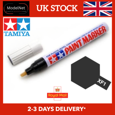 Tamiya 89301 XF-1 Flat/Matt Black Enamel Paint Marker Precision