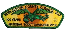 Burlington County NJ 100 Years National Scout Jamboree 2010 JSP GRMY Bdr (SA872)