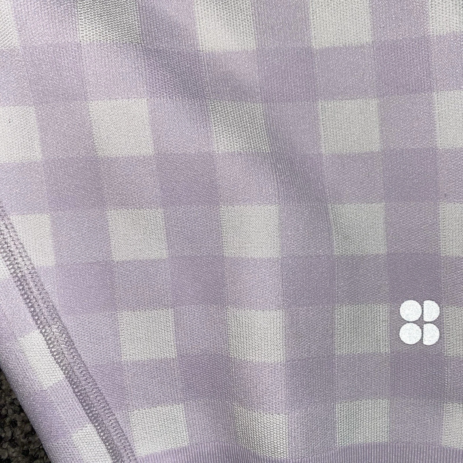 sweaty-betty gingham seamless shorts