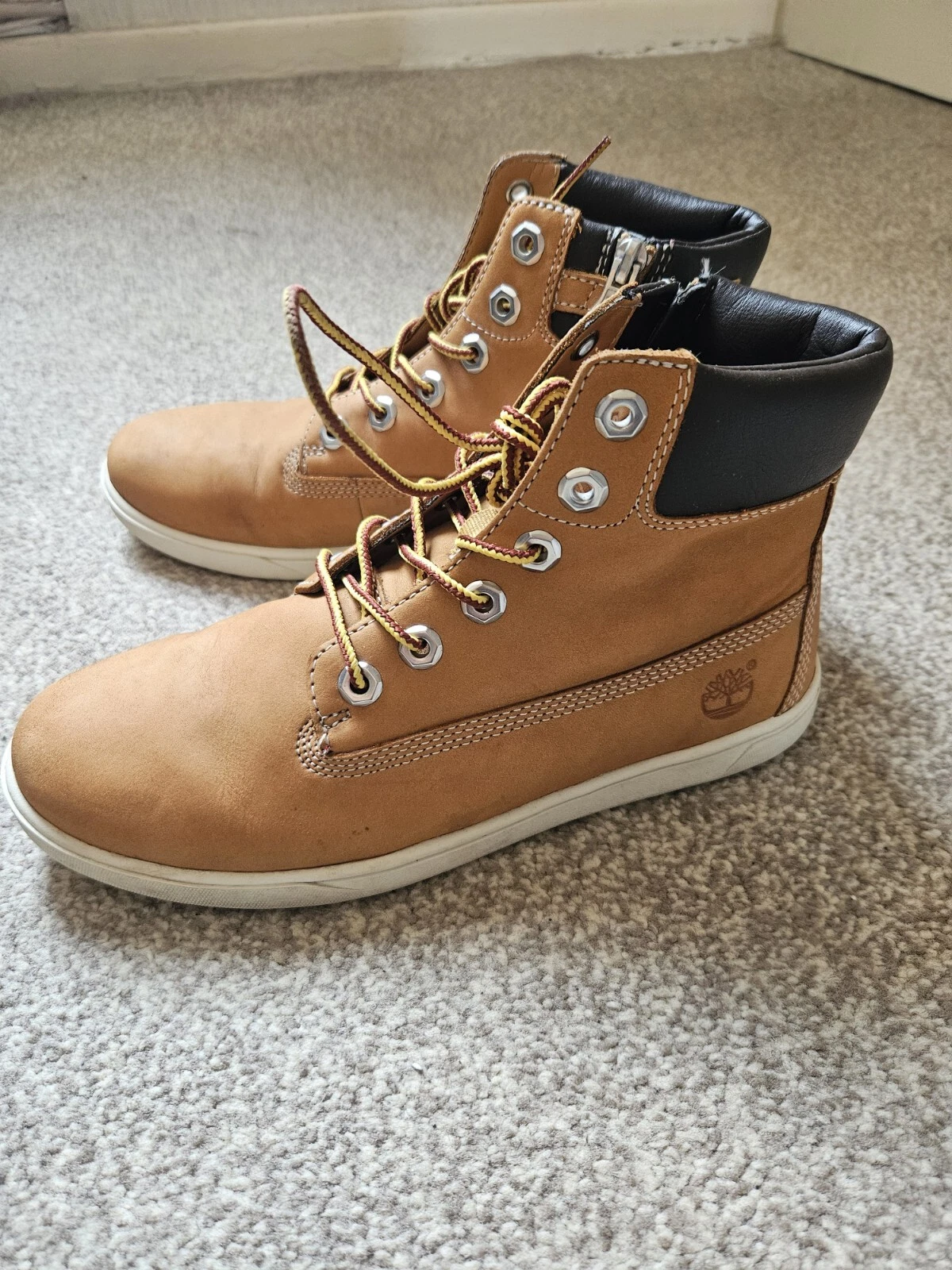 Timberland Stivali Donna UK 5 Marrone 100% Altri Stivali Equitazione