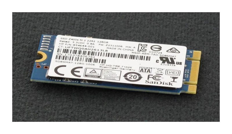 Disque SSD Lenovo 256Go M.2 NVMe PCIe - Réf 02HM079