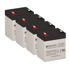 Liebert GXT3-1000MT120 UPS Replacement Battery Set by SigmasTek- 12v 5.5AH