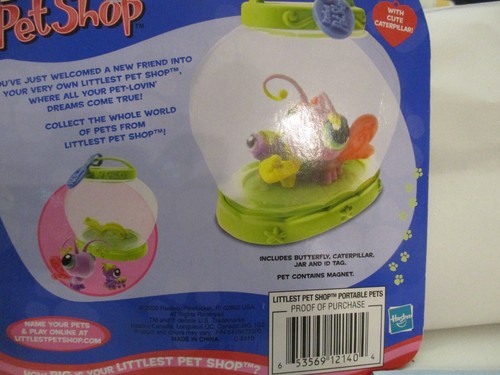 Littlest Pet Shop 2006 FARFALLA & BRUCO & GABBIA GEN 2 NUOVO - Foto 3 di 4