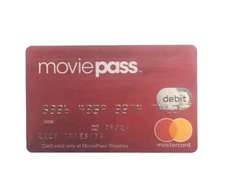MoviePass RED card! Rare Memorabilia Collectors Item