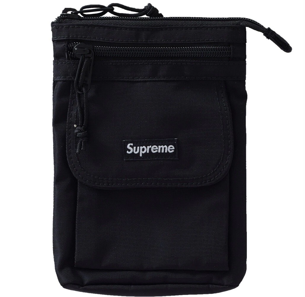 Sac bandoulière noir Supreme Cordura Fw19