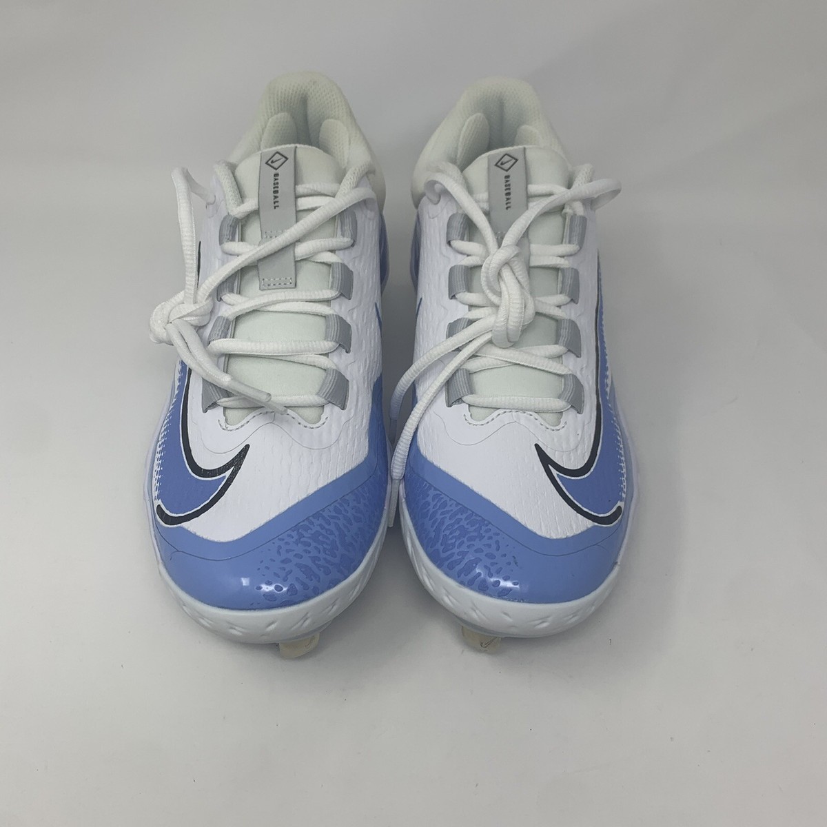 Mens 7 Wmns 8.5 Nike Alpha Huarache Elite 4 Baseball Cleats UNC
