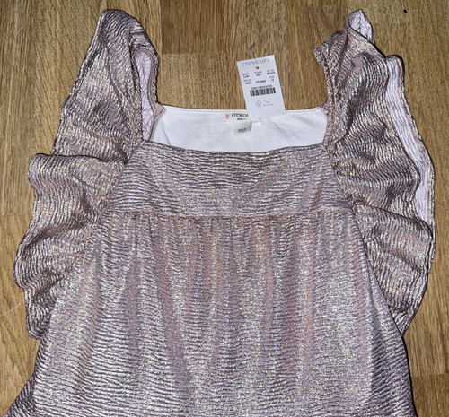 Lot of 2 Dresses - J.CREW Gold Sleeveless & Old Navy Pink - Size 12 - NWT!! - Picture 11 of 14