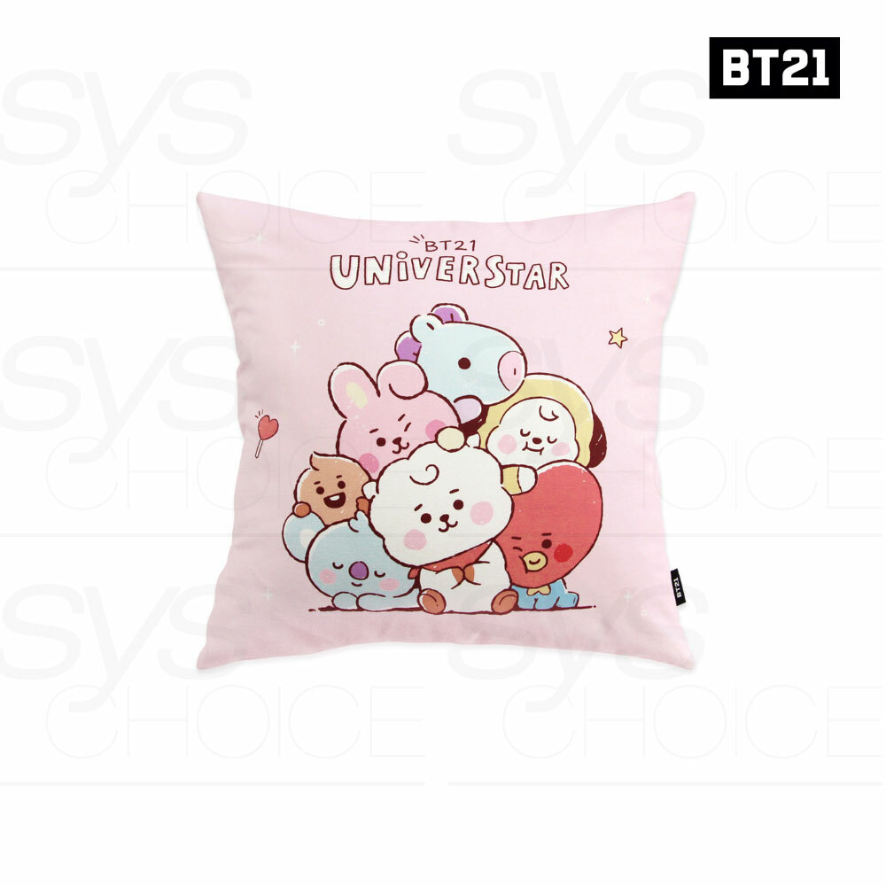 BTS BT21 Official Authentic Goods Square Cushion Cover Dream or