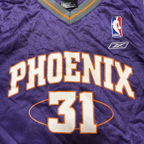 Vintage Reebok Phoenix Suns Shawn Marion Purple Basketball Jersey Youth L - Picture 7 of 7