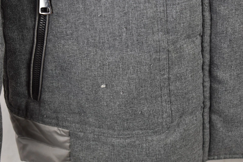 Chaqueta acolchada gris GERRY WEBER talla Uk 14 para mujer cremallera completa invierno cálida Foto 4 de 4