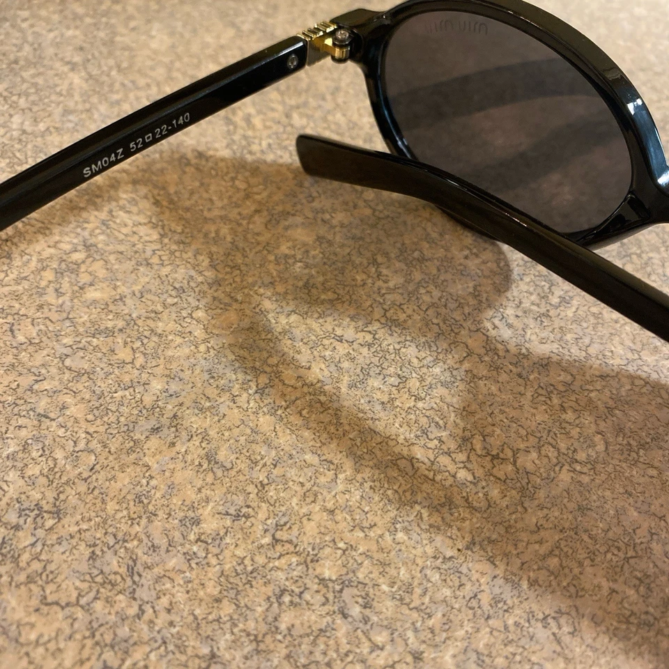 Miumiu Authentic Sunglasses Pre-owned SM04Z Black Frame and Grey Lenses Plastic - Image 2 of 4