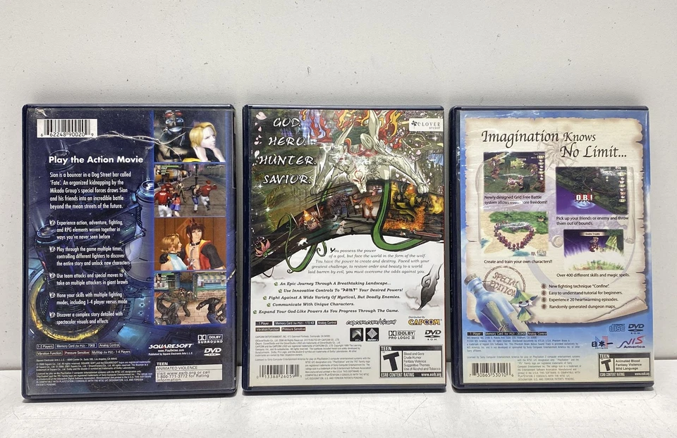 Paquete PlayStation 2: The Bouncer, Phantom Brave y Okami Foto 2 de 4