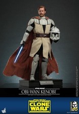 HOT TOYS CLONE WARS OBI WAN KENOBI STAR WARS NEW TMS095 1 6