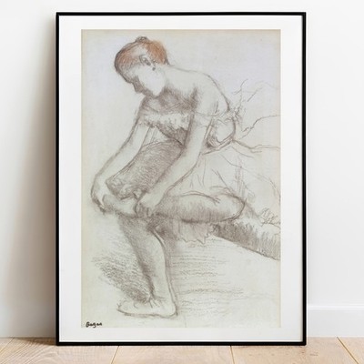Art print Degas Dancer Seated giclee print poster ballet Art gallery wall Art