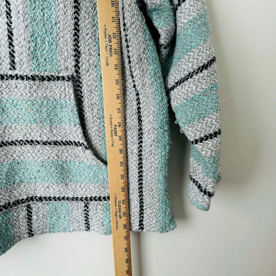 Baja Joe Blue And Gray Mexican Hoodie Women’s Size XXL - Image 3 of 4