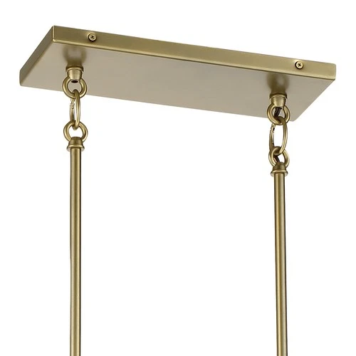 Minka Lavery 3868 Windward Passage 8 Light 41"W Linear Chandelier - Brass - Picture 3 of 8
