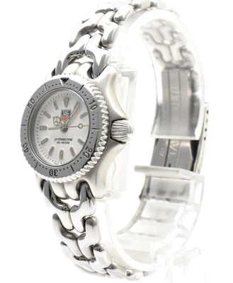 Vintage TAG Heuer SEL Pro S99.008 200m White Dial Silver Women's Watch 25mm - Image 1 of 4