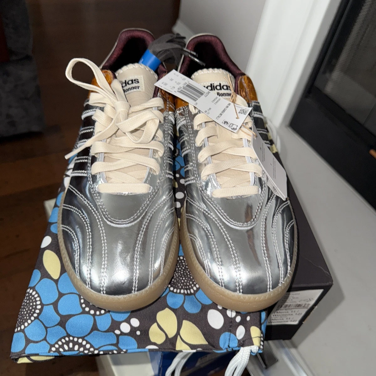 adidas Wales Bonner x Samba Silver Metallic for sale | eBay