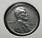 1943-D 1C Lincoln Cent VF Coin. 3