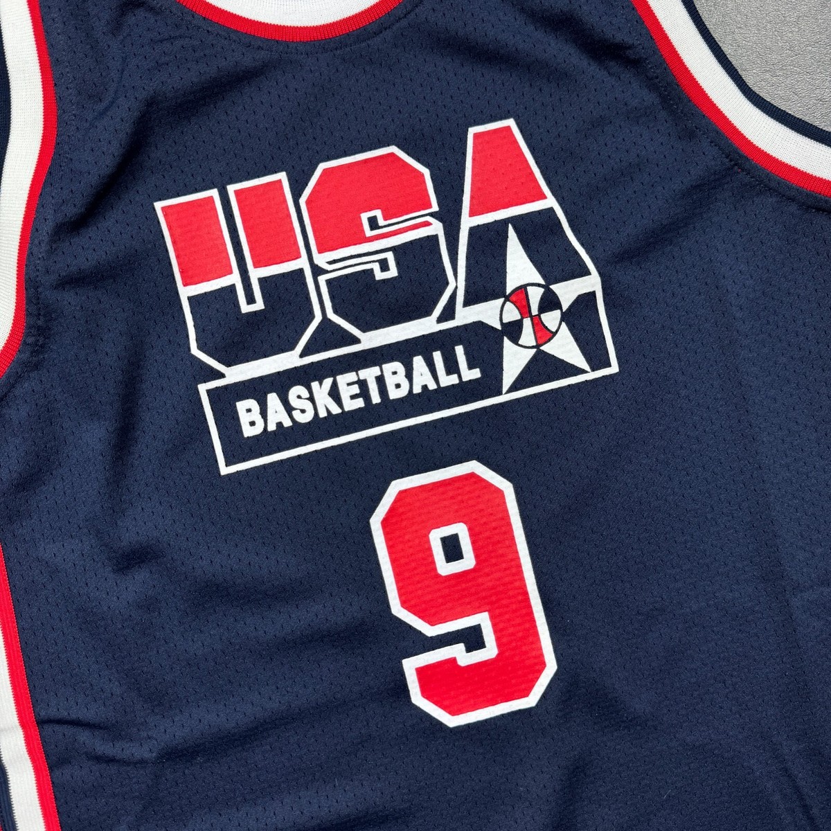 100% Authentic Michael Jordan Mitchell Ness 92 USA Olympic Jersey