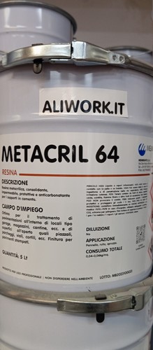 Membrapol Metacril 64 Resina Metacrilica Trasparente Protettivo pavimentazioni - Afbeelding 3 van 20