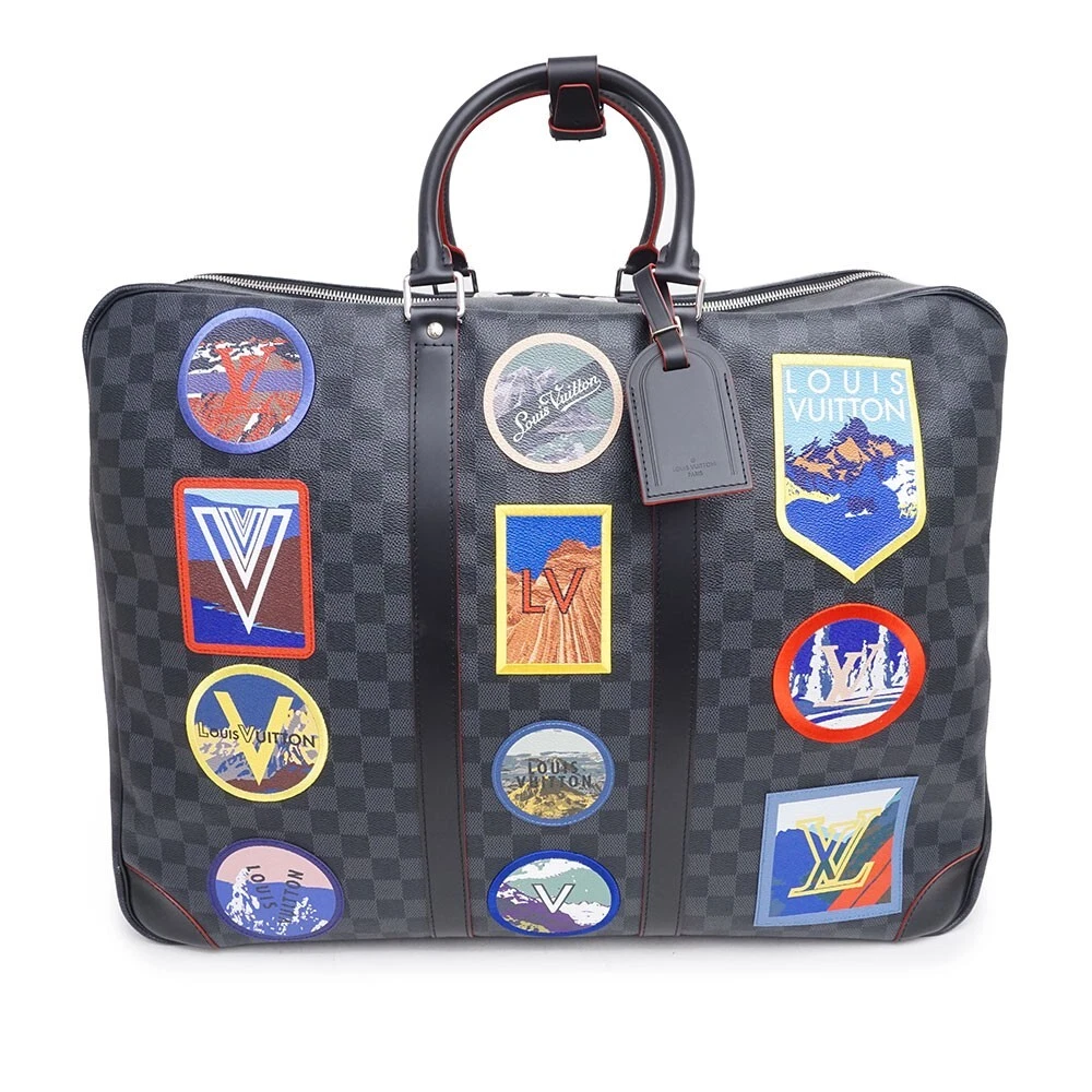 LOUIS VUITTON（LV） Nuova borsa Louis Vuitton LV Alps Sirius 55 Boston Damier grafite nera N40056 originale