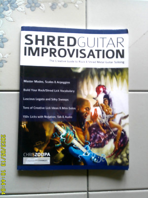 Shred Guitar Improvisation by Chris Zoupa New Song Book Tab Fundamental Changes
