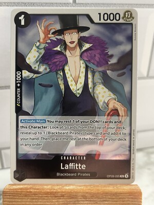 One Piece TCG Laffitte OP09-095 Emperors in the New World Rare! English 