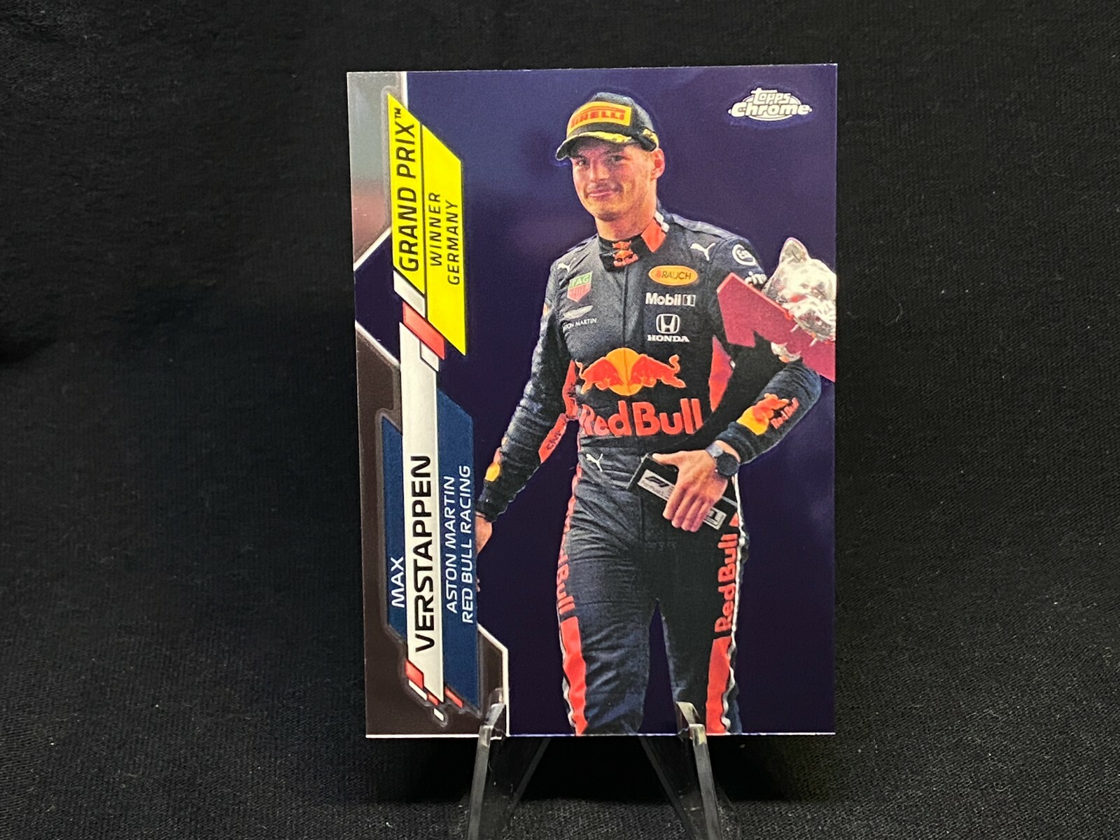 Max Verstappen - 2020 Topps Chrome Formula 1 F1 Winner Germany Card #143