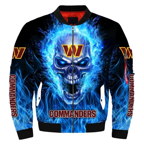 Washington Commanders Men's Flight Bomber Jacket
