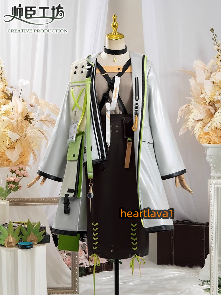 Arknights Muelsyse Coat Sweater Dress Women Cosplay Costume Outfit 