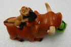 Disney Lion King TIMON Riding Wart Hog PUMBAA Bug Munching Action Motion Figure