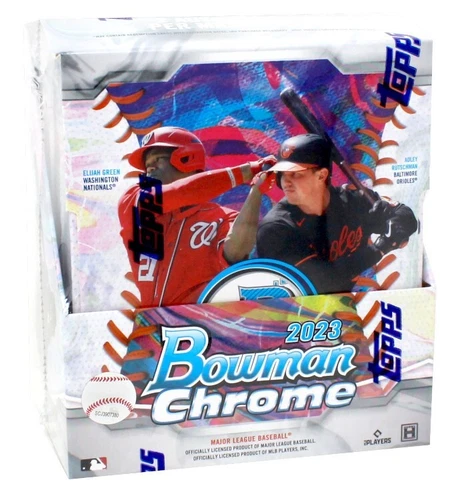 2023 BOWMAN CHROME BASEBALL HOBBY BOX BLOWOUT CARDS