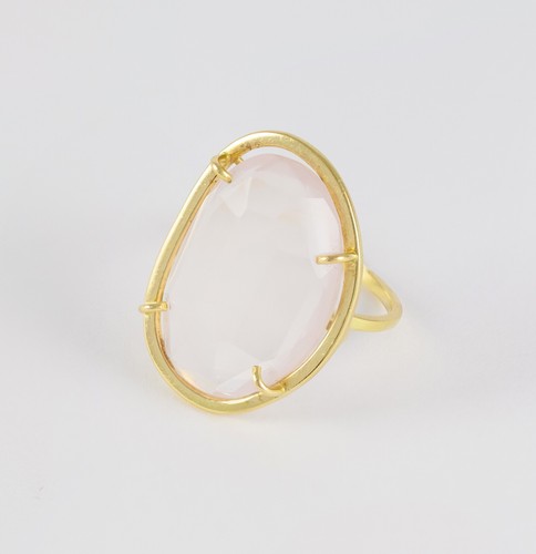 Anillo Tous Dinah en oro amarillo de 18k y ópalo rosa - Imagen 3 de 12