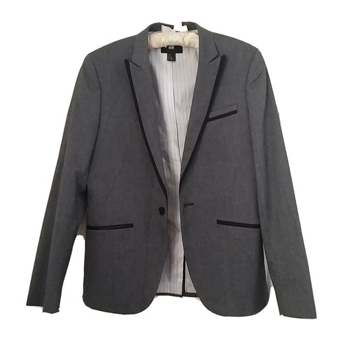H\u0026M Mens Boys Occasional Grey Blazer 