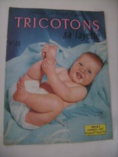 Revue ancienne "Tricotons sa layette" N°40 - 1957 - 16 pages