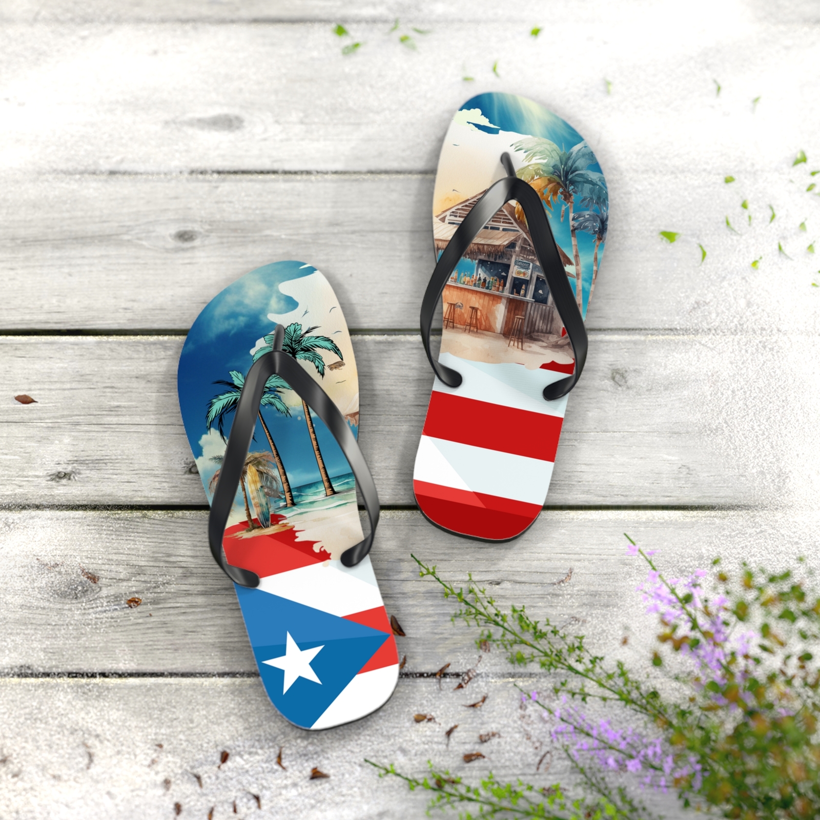 SAOLA Infradito Pantofole Tropicali Porto Rico Sandali da Spiaggia Calzature Estive 