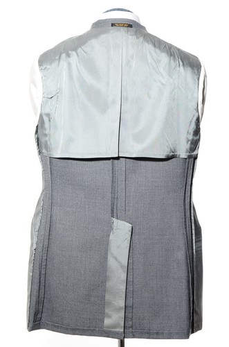 46XL X-Long Vintage 70er grau Zweiteiler Anzug 40x33 Schlaghose weites Revers - Bild 13 von 13