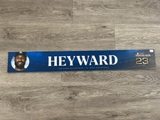 2023 Los Angeles Dodgers Jason Heyward Playoffs Game Used Locker Name Plate MLB