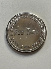 Thanks For Visiting Fun Time Family Fun Center, Character Amusement Token