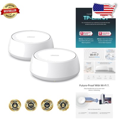 Deco BE25 WiFi 7 Dual-Band Mesh | Robust 5Gbps Speeds & HomeShield Security