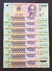 4 Million Vietnamese Dong 8 x 500,000 VND Banknotes Polymer (CIR)= P-124