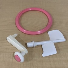 Nikkal Donvier Ice Cream Maker Accessories Bundle - Handle Paddle & Pink Ring