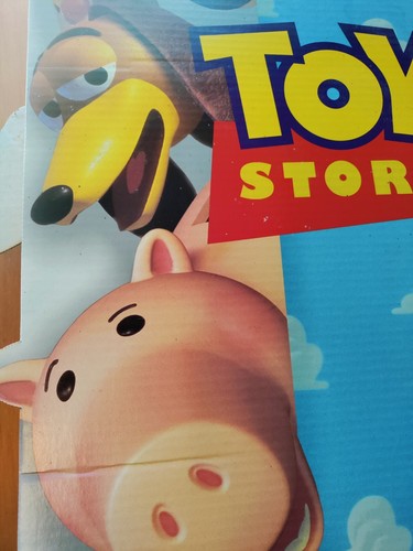 Disney Interactive Pixar Toy Story 1990's Rare Advertisement Sign 70"X19" - Picture 11 of 22