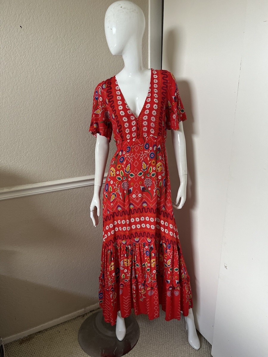 chinese dress ladies JADE PRINT INDIANA MAXI DRESS – Jarlie Wild main image 1