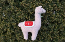 Stuffed Llama Fluffy Animal Cuddly Plush Baby Toy Handmade Kids Gift