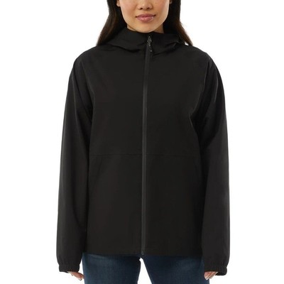 32 Degree Unisex Waterproof Hood Rain Jacket Lightweight SPF 50 UV Black L XL