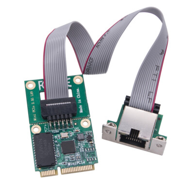 M.2 Gigabit Lan Adapter 2,5G/1000/100Mbps RJ45 Netzwerkkarte (Mini PCIE NIC 2,5G